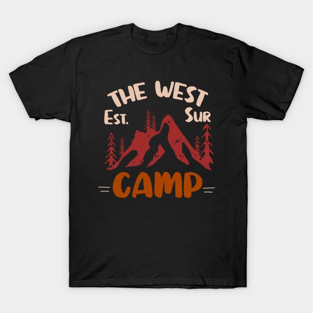 West Camp wilderness camping adventure T-Shirt by SpaceWiz95